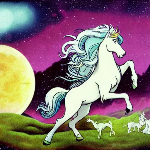 Image similar to the last unicorn 1 9 8 2