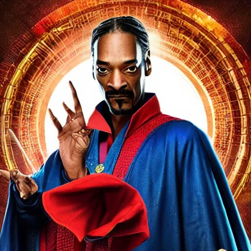 Image similar to snoop dogg as doctor strange, marvel cinematic universe, 2 k photo