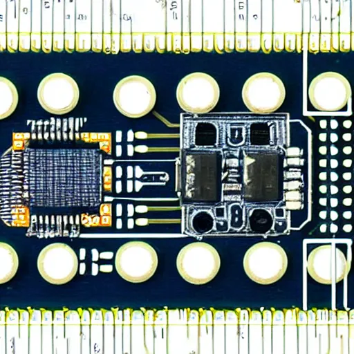 Image similar to microcontroller in a human head