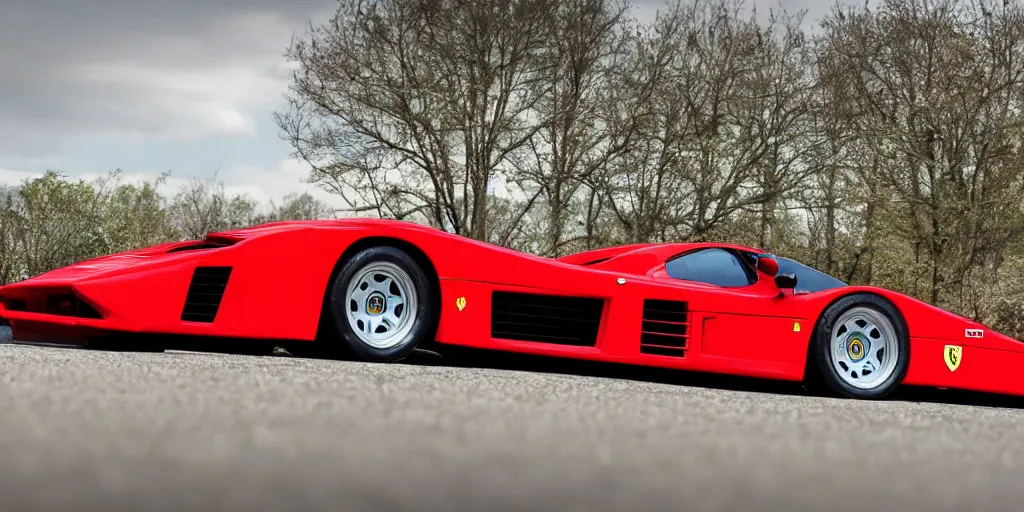 Image similar to 1980s Ferrari Enzo