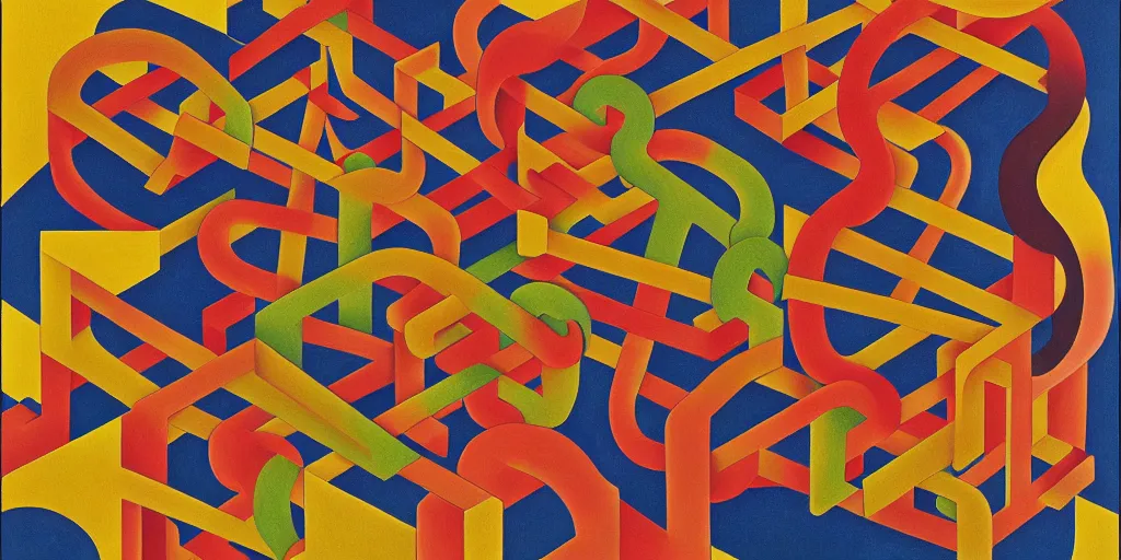 Image similar to close up of twisting faces full of pain pleasure fear love joy and agony. detailed abstract painting by josef albers, by mc escher, by raqib shaw, japanese popsurrealism,