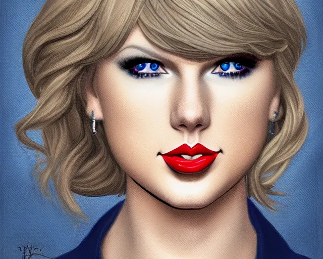 Image similar to portrait of taylor swift cosplay as joe biden, artgerm, extremely detailed, 8 k resolution