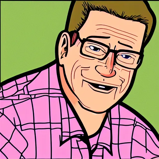 Image similar to hank hill by warren louw