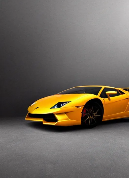 Prompt: muscle toad, Lamborghini car