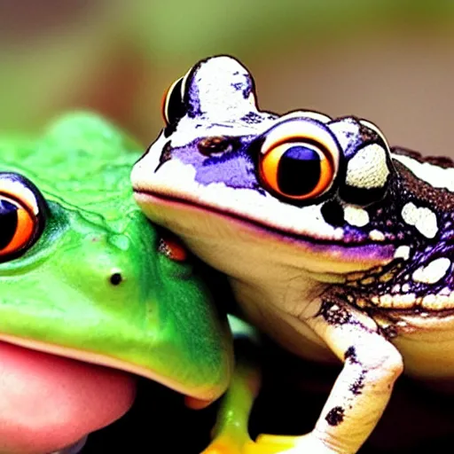 Prompt: slides from a powerpoint presentation about how frogs are the gayest little dudes and why we love them for it