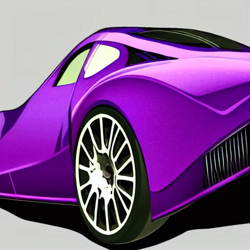 Image similar to a purple sports car shaped like a Xiphosura, ribs, scales, plates, octane engine, hd