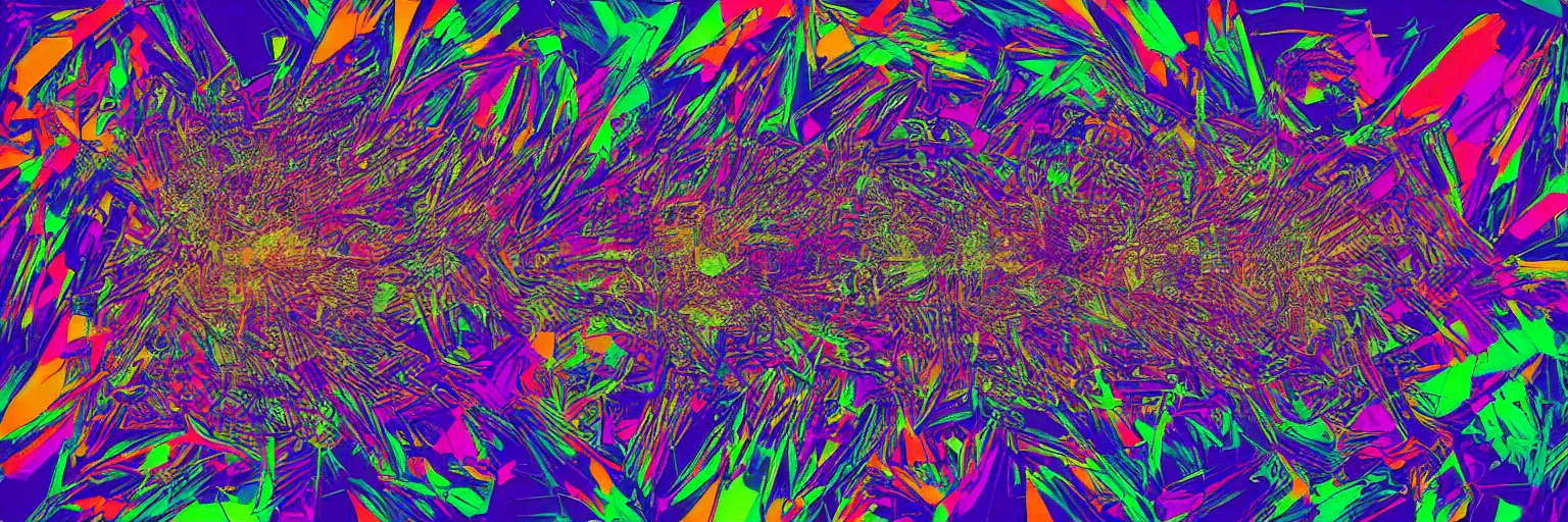 Image similar to glitchcore art, digital art