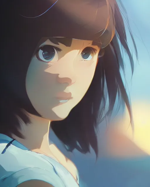 Image similar to dora, medium shot, visible face, detailed, perfectly shaded, perfectly shaded face, atmospheric lighting, by makoto shinkai, stanley artgerm lau, wlop, rossdraws