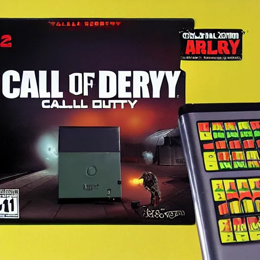 Image similar to Atari 2600 version of Call of Duty