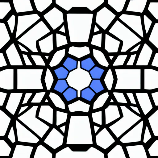 Image similar to gem, white, centered, symmetrical, hexagonal, oblong, digital art