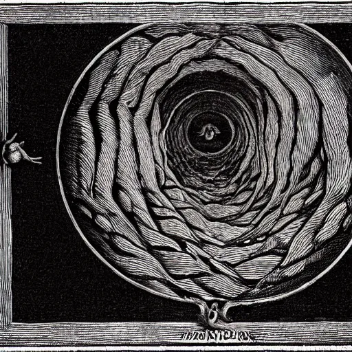 Prompt: frame:1 tortured soul in a nightmarish hell, by escher, by Leonardo da Vinci