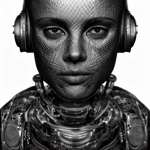 Prompt: hyper realistic intricate detailed portrait of the artificial intelligence gpt - 3, trending on artstation