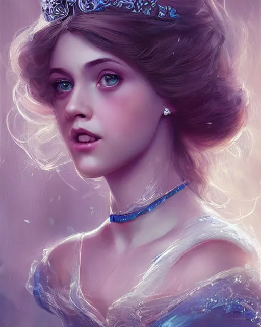 Prompt: princess cinderella, hyper realistic face, beautiful eyes, fantasy art, in the style of greg rutkowski, intricate, hyper detailed, smooth
