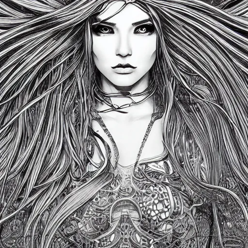 Image similar to gold and silver tones, cybernetic princess, style of moebius, james jean, mcbess, long glowing ethereal hair, cinematic, highly detailed, award winning, 8 k photorealistic