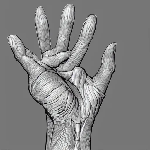 Image similar to photo of anatomically correct hand