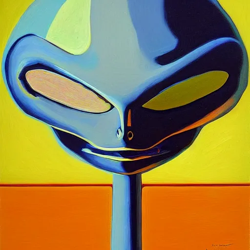 Image similar to alien by wayne thiebaud