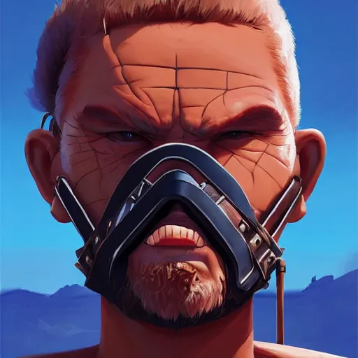 Image similar to face icon stylized minimalist mad max 2 : the road warrior, loftis, cory behance hd by jesper ejsing, by rhads, makoto shinkai and lois van baarle, ilya kuvshinov, rossdraws global illumination