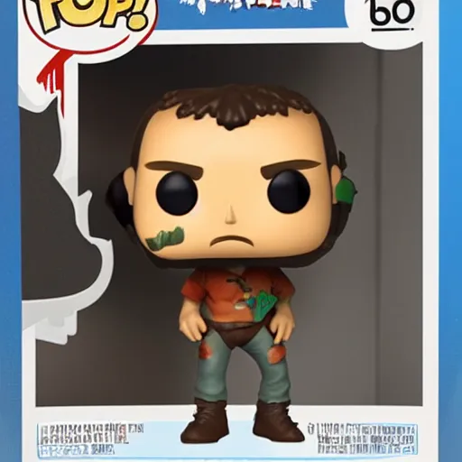 Image similar to filbo, a funko pop of Filbo from Bugsnax, detailed product photo.