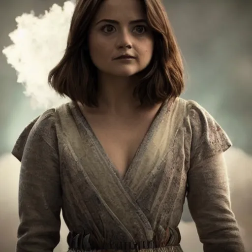 Prompt: jenna coleman as a kitsune