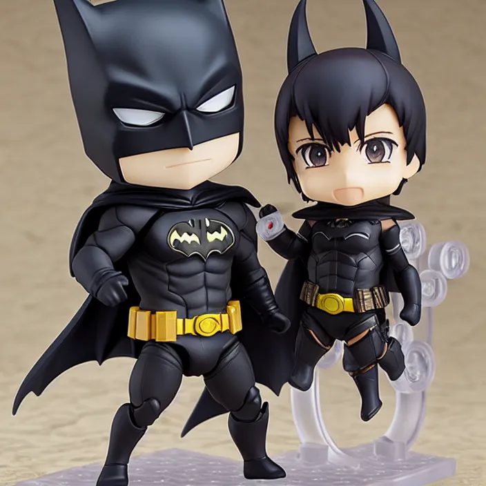 Image similar to An anime Nendoroid of Batman, figurine, detailed product photo