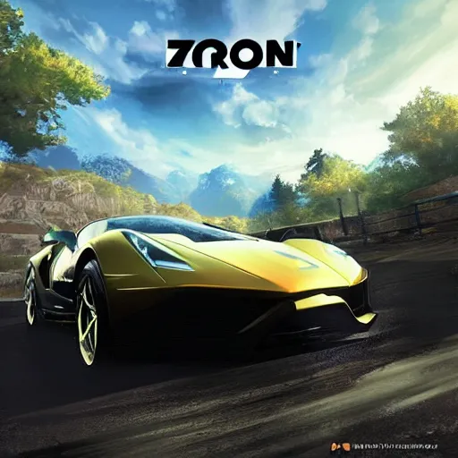 Image similar to the cover art for the game Forza Horizon Japan, concept art, digital art