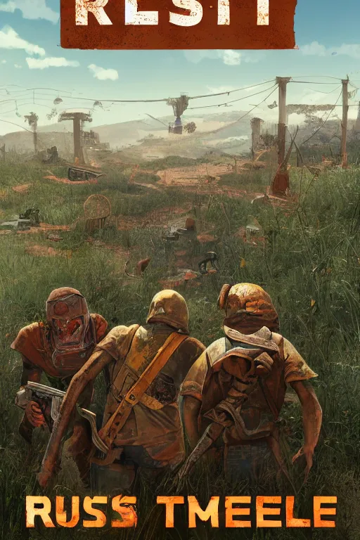 Image similar to Rust game poster