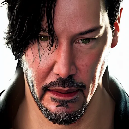 Image similar to Keanu Reeves as spiderman , muscle extremely detailed, fantastic details full face, mouth, trending on artstation, pixiv, cgsociety, hyperdetailed Unreal Engine 4k 8k ultra HD, WLOP