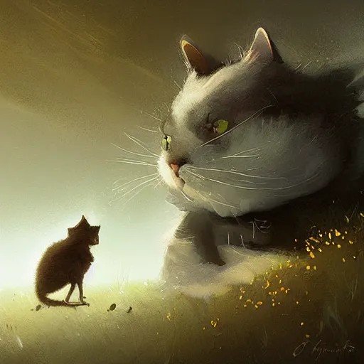 Image similar to a cat and mouse hybrid, digital art fantasy art, highly detailed, art by george stubbs, jakub rozalski, anton fadeev, james gurney, anato finnstark, ismail inceoglu