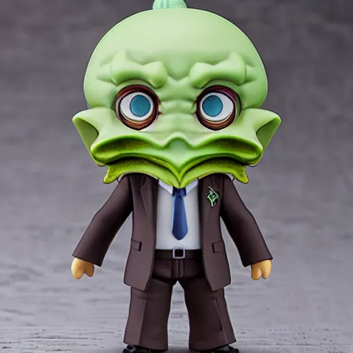 Prompt: a cthulhu nendoroid, product shot