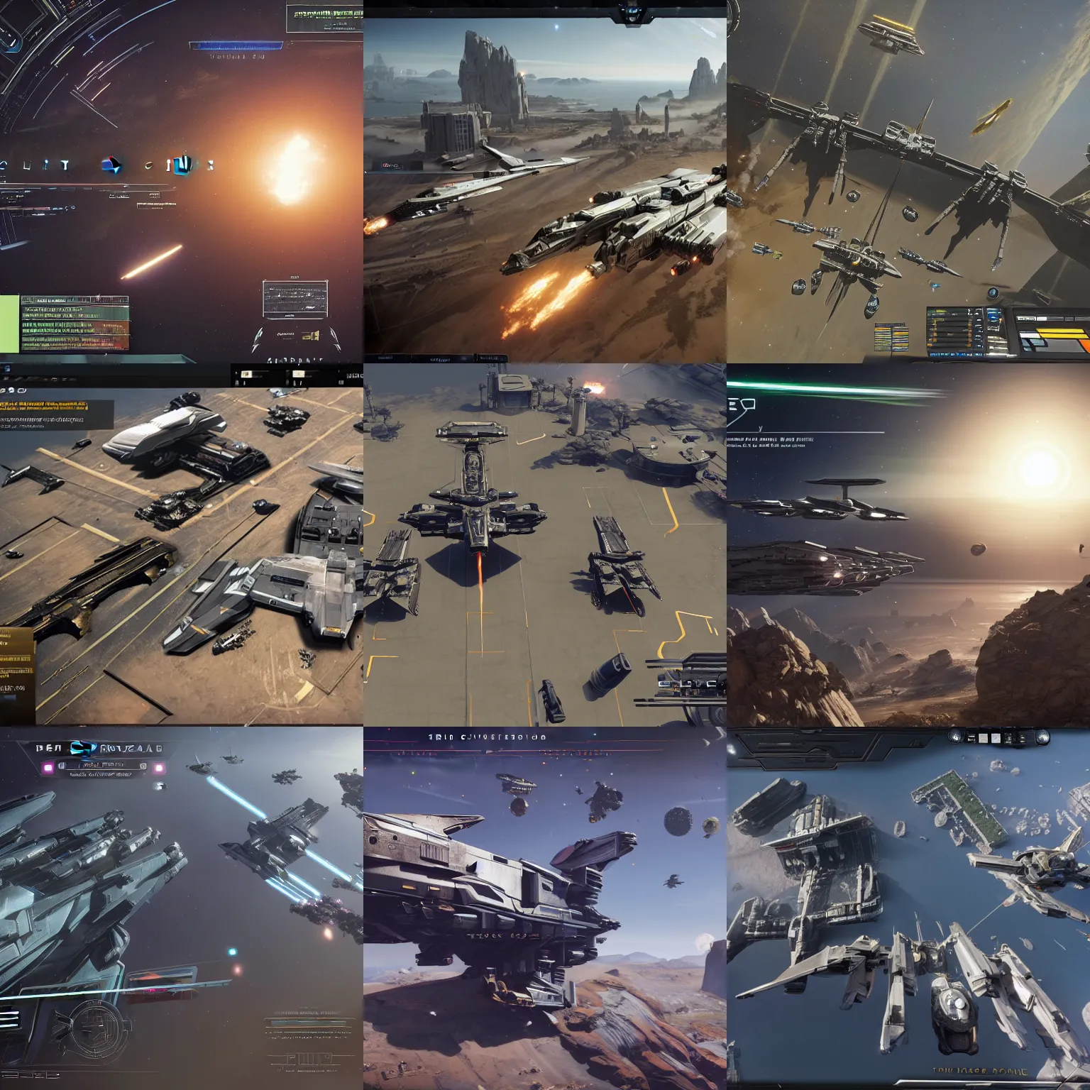 star citizen gameplay in style of disco elysium, Stable Diffusion