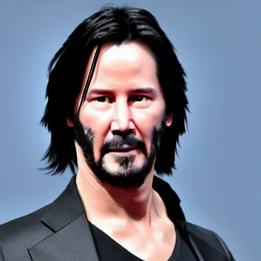 Image similar to Keanu Reeves in blade 4K quality Super Realistic