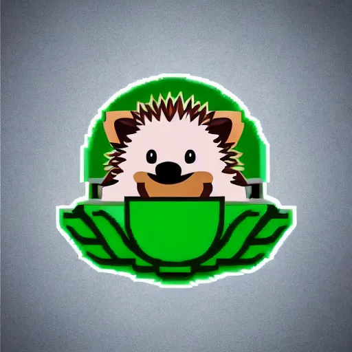 Image similar to amongus game twitch emote sus hedgehog