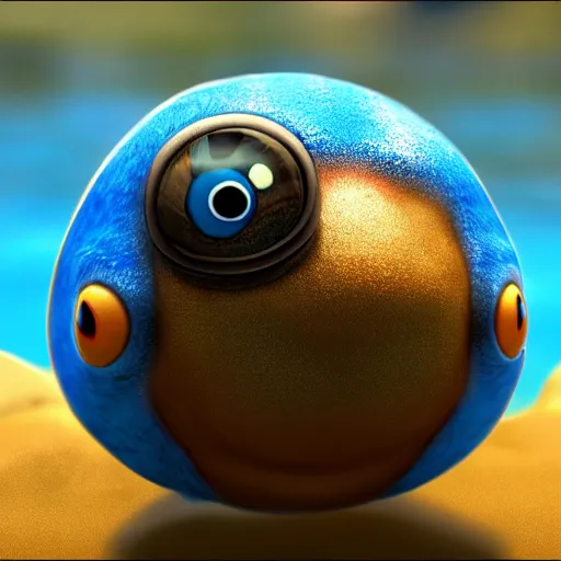 Image similar to photography of a realistic poliwag animal, ultra detailed, 8 k, cinematic lighting, natural background, trending on artstation, pokemon