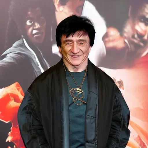 Image similar to black jackie chan, photo