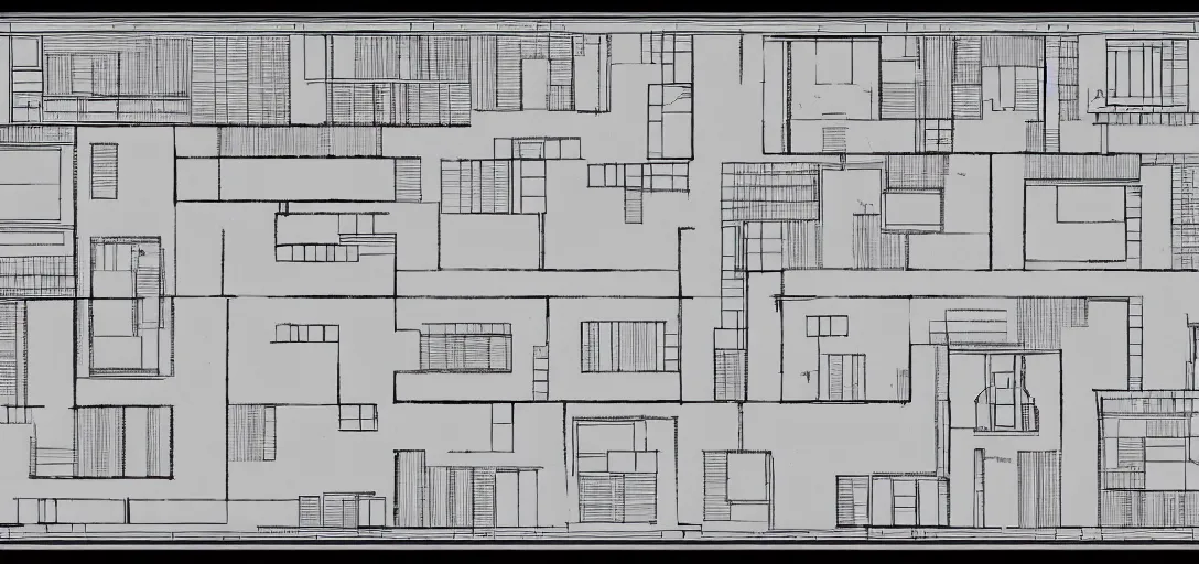 Image similar to intricate layout of bank vault, schematics, blueprints, plans, diagram, detailed