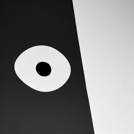 Prompt: corporate logo of an eye, black & white,'no gradient'( ( ( ( ( monolithic, capitalism, structure, dark, muted, ominous, rigid, geometrical, minimalist ) ) ) ) )