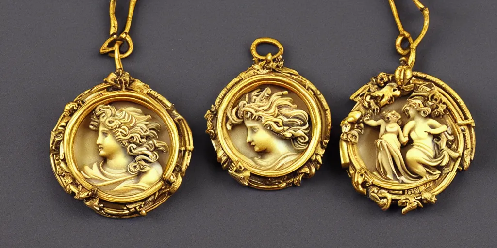 Image similar to Venus Athena beautiful gracious pagans baroque marble and gold medallions in space clouds winged angels greeks, baroque and rococo ornaments, decorative golden elements, ultrarealistic