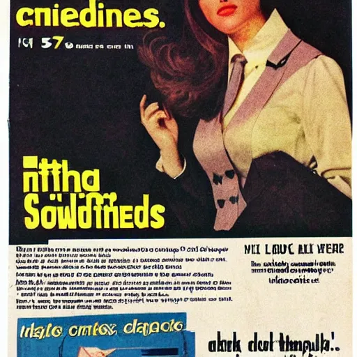 Image similar to cigarette advertisement from a 1 9 7 0 s magazine