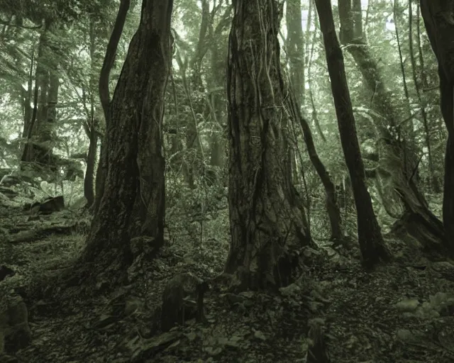 Prompt: incantation at the liminal forest