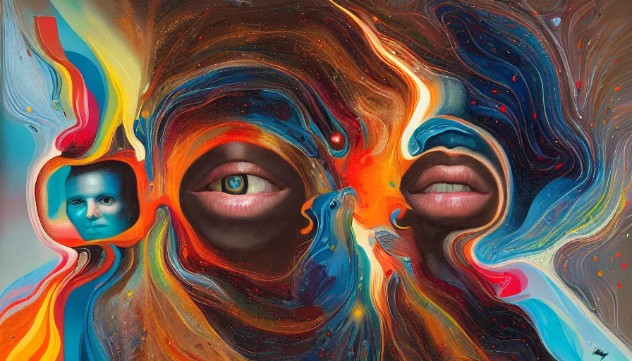 Image similar to the two complementary forces that make up all aspects and phenomena of life, by Sam Spratt