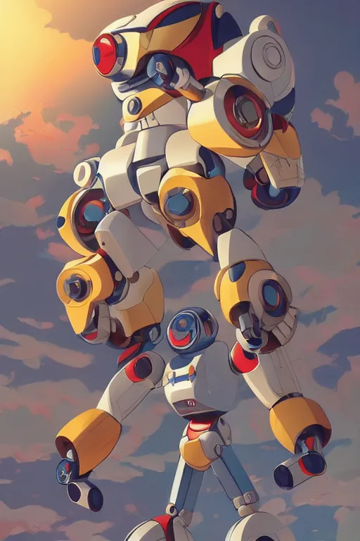 Image similar to metabots medabots medarotto medarot robot minimalist comics, behance hd by jesper ejsing, by rhads, makoto shinkai and lois van baarle, ilya kuvshinov, rossdraws global illumination ray tracing hdr radiating a glowing aura