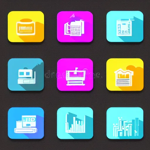 Image similar to a business isometric 3 d icons, 8 k resolution, vector image, stock vector icons - c 1 9. 0