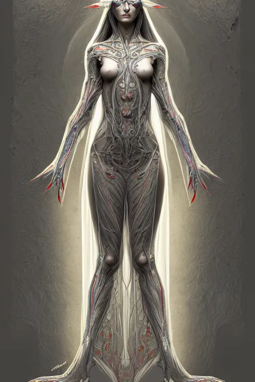 Prompt: digital art, centered full body of elven bride ,intricate, veins, by piet mondrian ultradetailed, charachter design, concept art, trending on artstation,