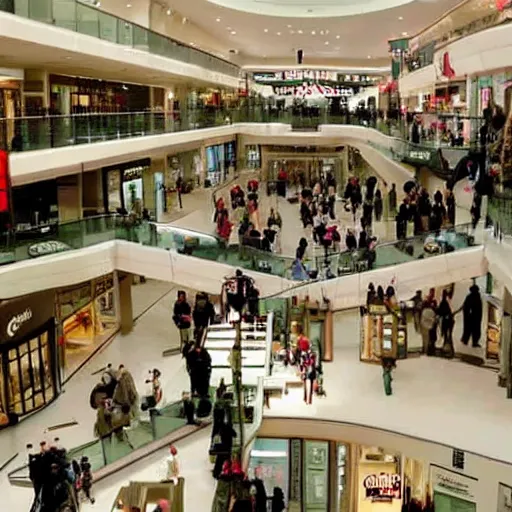Image similar to photograph of a mall in america in 2 0 0 9