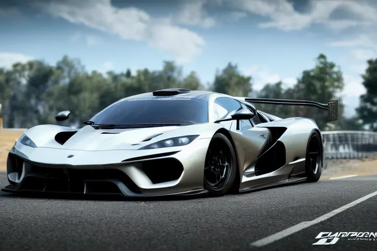 Image similar to photo wallpaper sport car gran turismo 7 forza horizon need for speed fast and furious 5 unreal engine supercar hypercar game concept car octane render, 4 khd 2 0 2 2 3 d cgi rtx style chrome reflexion global illumination ray tracing hdr arstation pixar and disney unreal