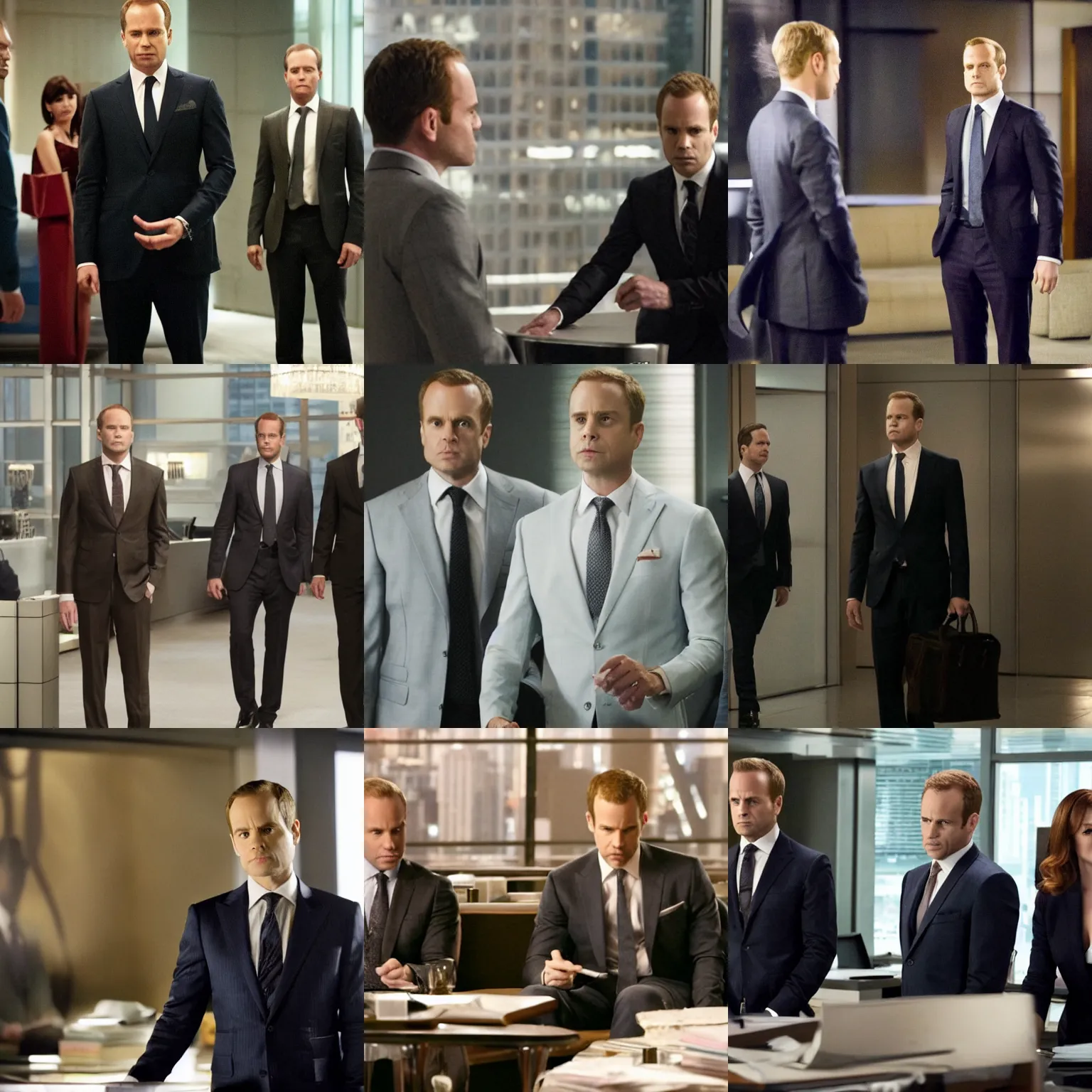 Prompt: a scene from suits ( tv show )