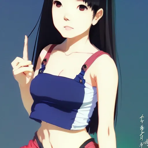 Image similar to a beautiful young japanese hitomi tanaka alluring instagram model in mayan crop top, by ilya kuvshinov and artgerm, aesthetic, gorgeous, alluring, attractive, gapmoe yandere grimdark, trending on pixiv fanbox, painted by greg rutkowski makoto shinkai takashi takeuchi studio ghibli, akihiko yoshida