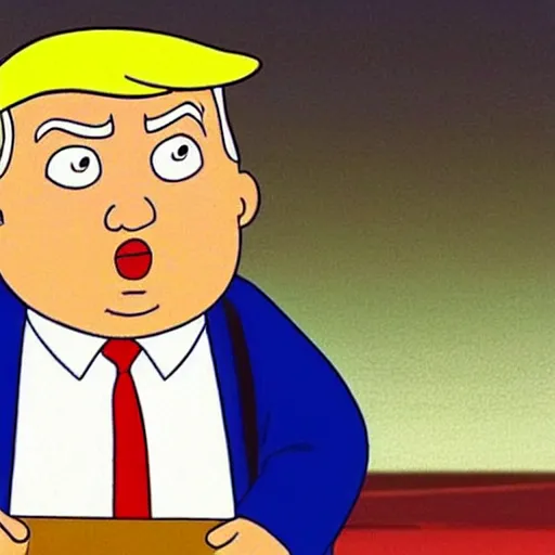 Image similar to a still of donald trump in caillou ( 1 9 9 9 )