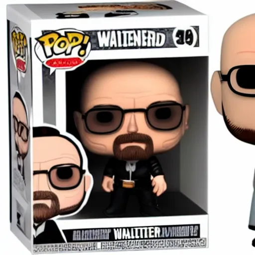 Image similar to walter white funko pop, realistic, detailed