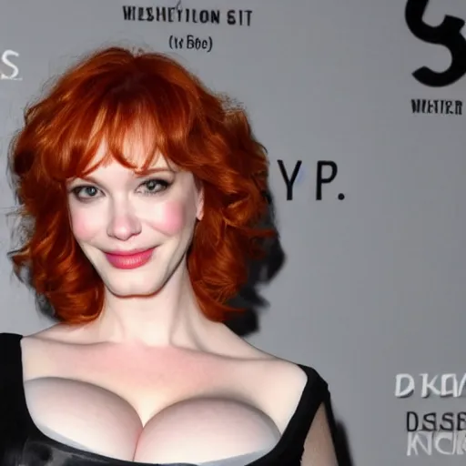 Image similar to Christina Hendricks drink water,